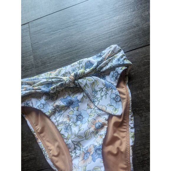 J. CREW Tie High Rise Bikini Bottom in Floral Vine - Picture 3 of 5